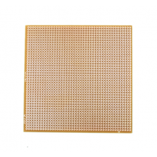 12x12 Delikli Bakır Plaket (Pertinaks)