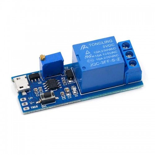 5-30V Zaman Ayarlı Röle Kartı Mikro Usb Girişli 5-30V Zaman Ayarlı Röle Kartı Mikro Usb Girişli