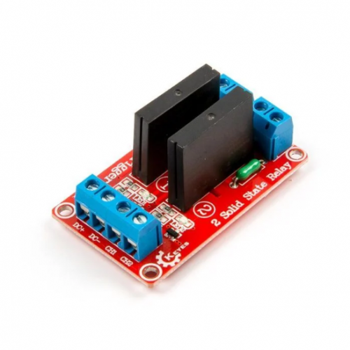 5V 2 Kanal Solid State Röle Modülü 5V 2 Kanal Solid State Röle Modülü