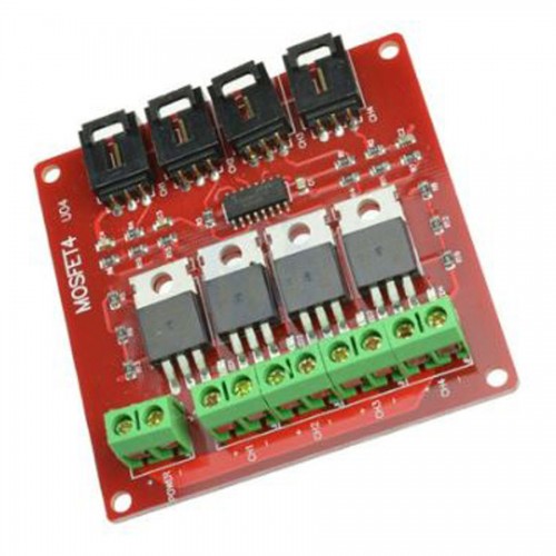Arduino 4 Kanal IRF540 Mosfet Modülü Arduino 4 Kanal IRF540 Mosfet Modülü
