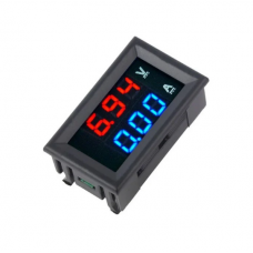 Dijital Ampermetre-Voltmetre DC 0-100V 0-10A Dual