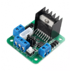L298N Yeşil Çift H Bridge DC/Step Motor Sürücü Kartı