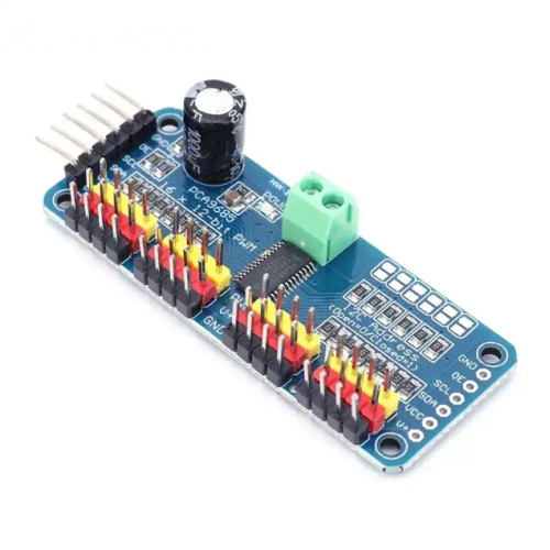 PCA9685 16 Kanal I2C PWM/Servo Sürücü Kartı (Klon) PCA9685 16 Kanal I2C PWM/Servo Sürücü Kartı (Klon)