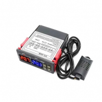 STC-3028 12V LCD Ekranlı Nem Sıcaklık Kontrol Termostatı