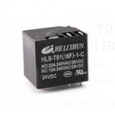 T91(16F)-1-DC24V-C 30 Amper 5 Pinli
