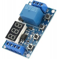Zaman Ayarlı Geciktirmeli Röle Kartı - Led Ekran - 6-30V Micro USB Girişli