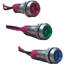 D6S 6MM METAL KABLOLU SİNYAL LAMBASI 12-24V